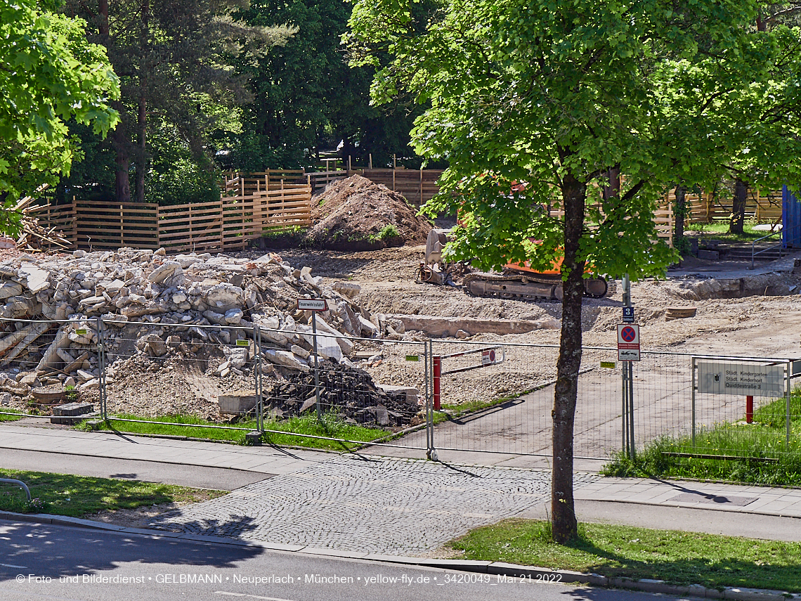21.05.2022 - Baustelle am Haus für Kinder in Neuperlach
